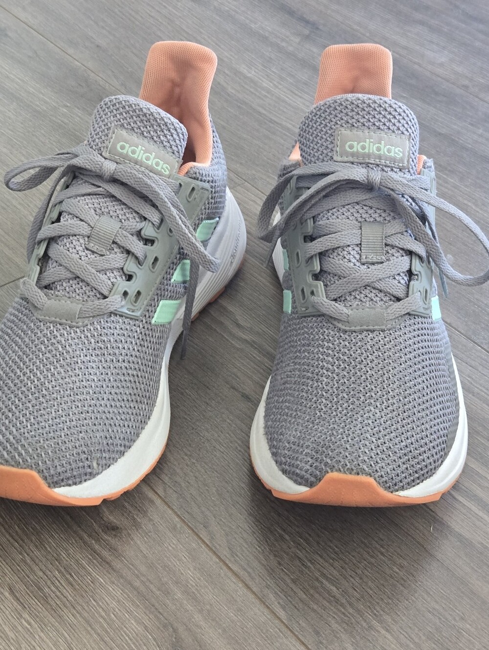 ADIDAS DURAMO 9 Gray Athletic Training Running Shoes  Women's US Size 5 - Picture 4 of 11